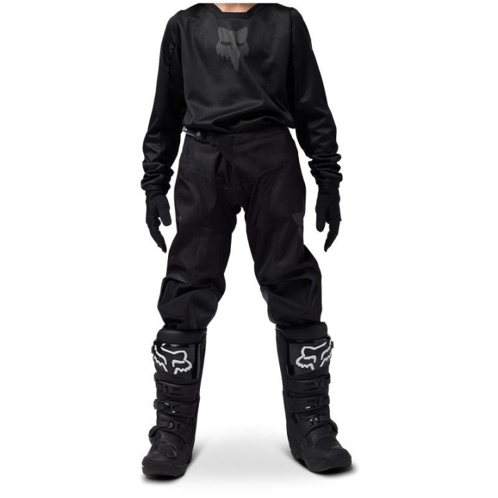 Pantalon enfant FOX blackout noir/noir | Oxmoto