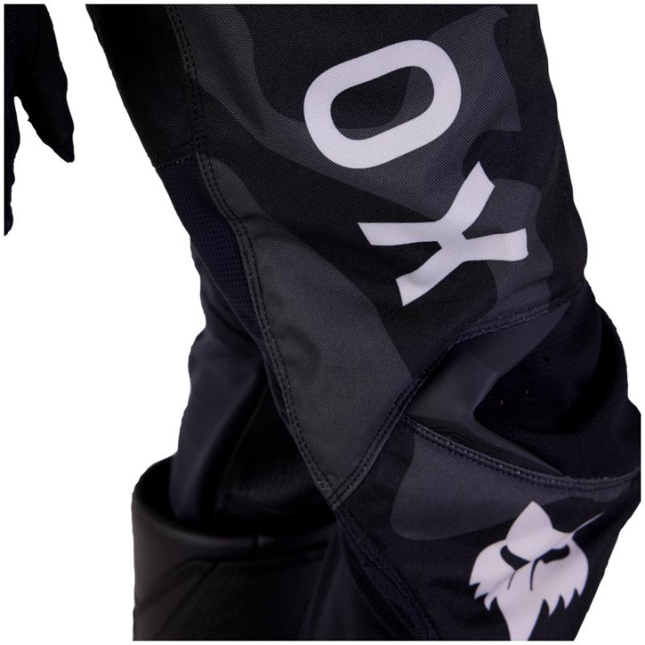 Pantalon enfant FOX 180 bnkr noir/camo | Oxmoto