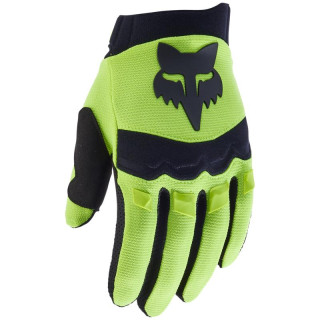 Gants enfant FOX dirtpaw jaune fluo | Oxmoto
