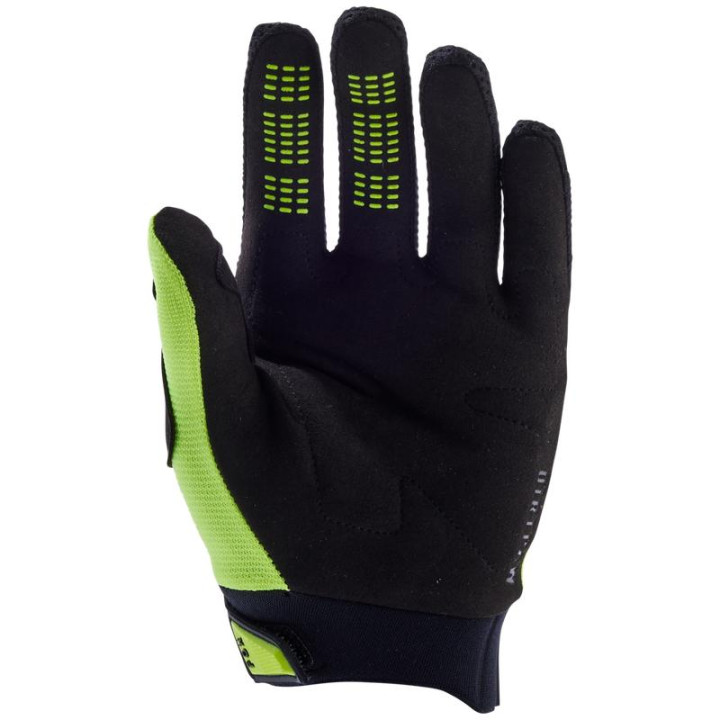Gants enfant FOX dirtpaw jaune fluo | Oxmoto