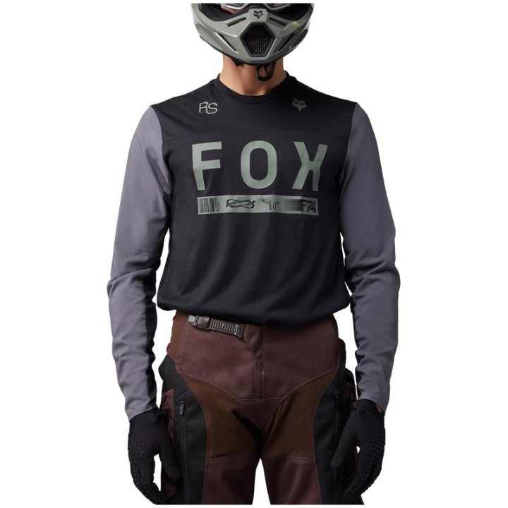 Maillot FOX ranger offroad noir | Oxmoto