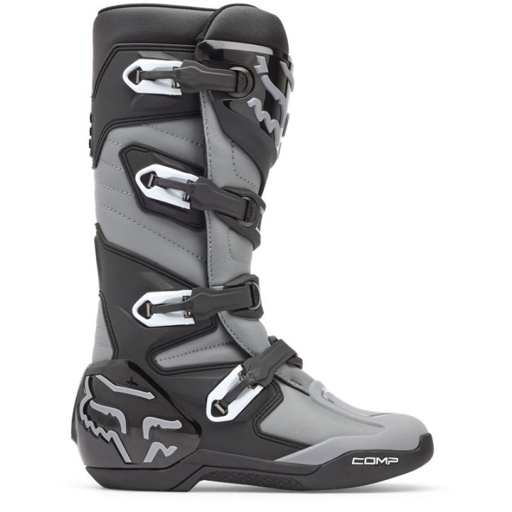 Bottes FOX comp core noir/gris | Oxmoto