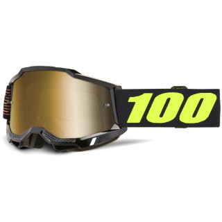 Lunettes 100% accuri 2 fairbanks - ecran iridium or | Oxmoto