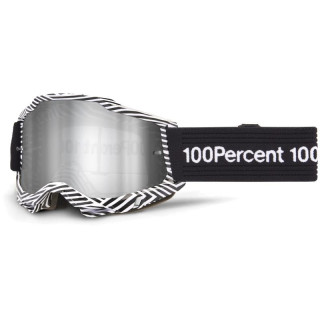 Lunettes 100% accuri 2 samba - ecran iridium gris | Oxmoto