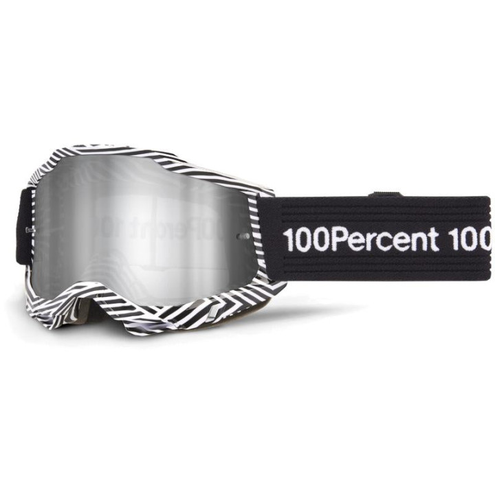 Lunettes 100% accuri 2 samba - ecran iridium gris | Oxmoto