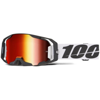 Lunettes 100% armatic caldwell - ecran iridium rouge