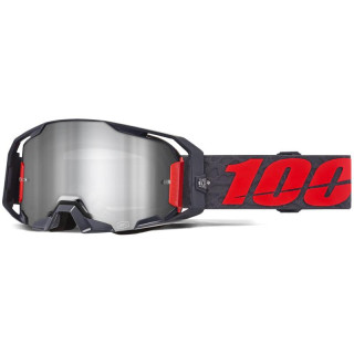 Lunettes 100% armatic turo - ecran iridium gris | Oxmoto