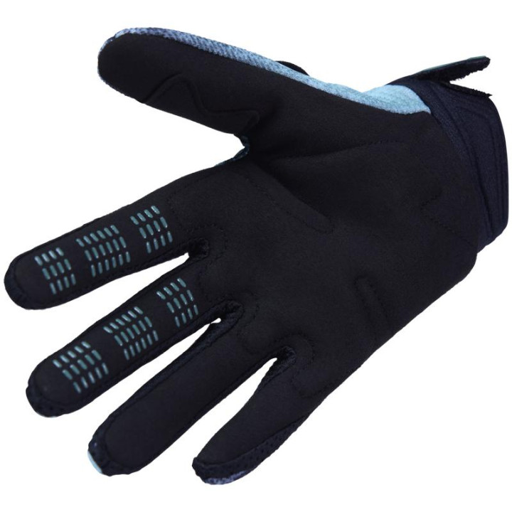 Gants enfant FOX 180 kairos turquoise | Oxmoto
