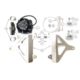 Kit protection de radiateur + ventilateur Honda redmoto crf rx 2021-2025