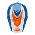Casque Bell Moto-9S Flex - Merchant Gloss Orange/Blue