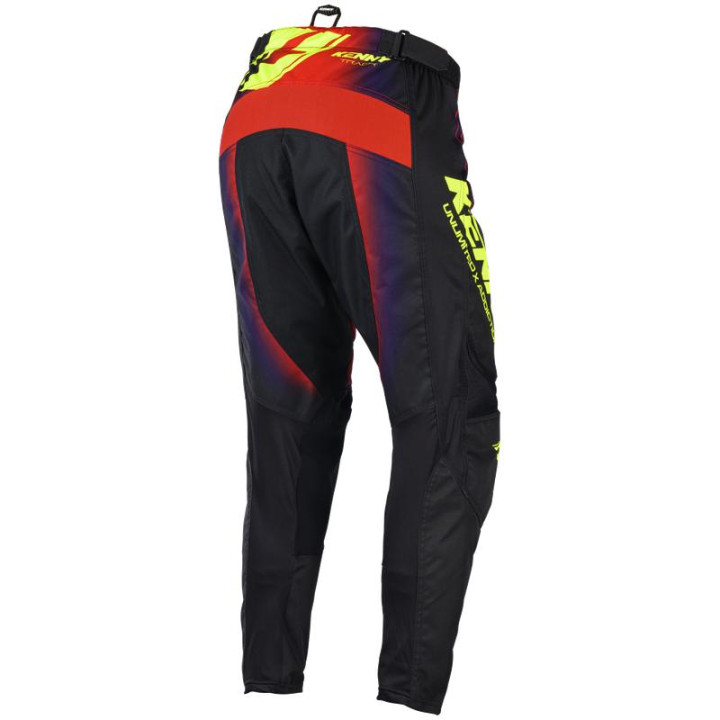 Pantalon enfant KENNY track focus rouge | Oxmoto