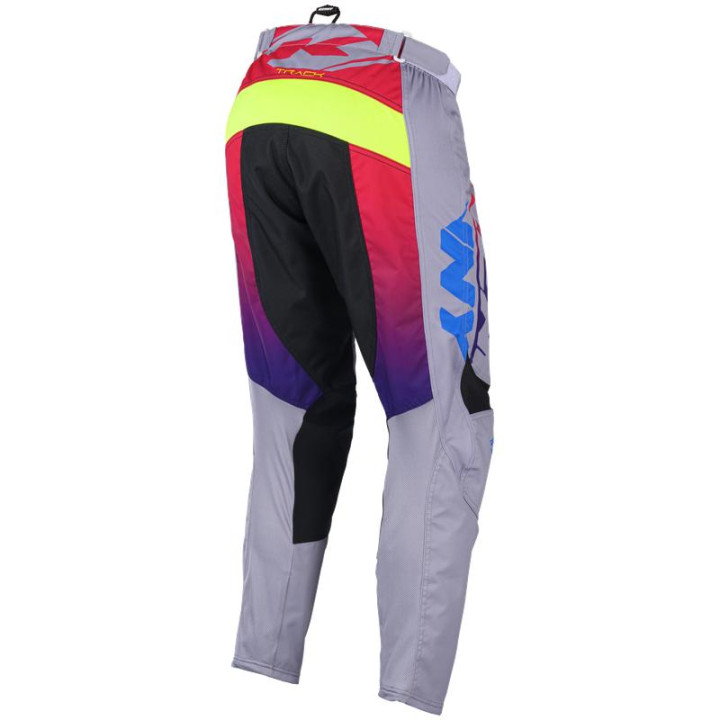 Pantalon enfant KENNY track zoom gris | Oxmoto