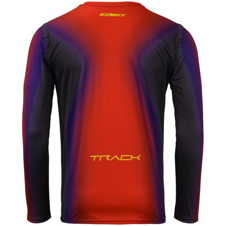 Maillot enfant KENNY track focus rouge | Oxmoto