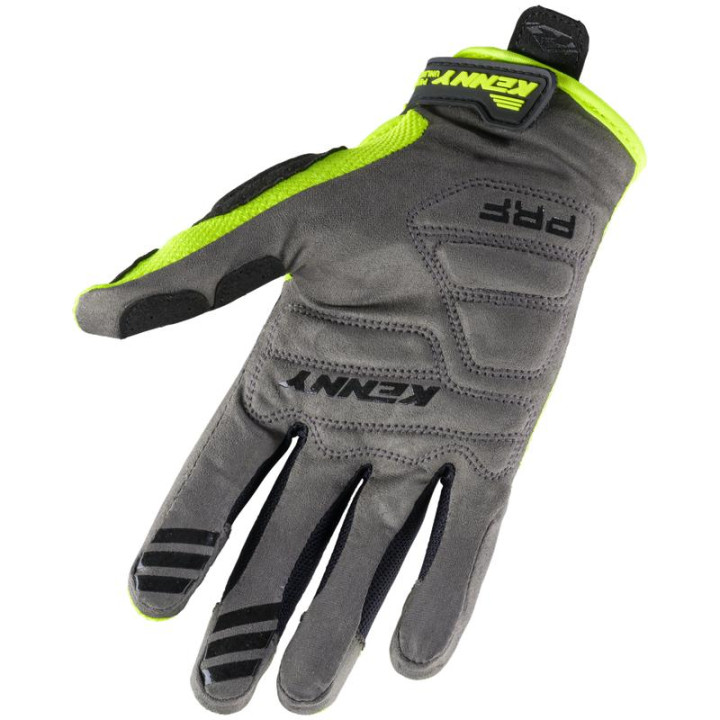 Gants enfant KENNY performance jaune fluo | Oxmoto