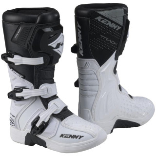 Bottes enfant KENNY track t2 blanc | Oxmoto