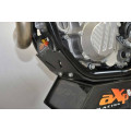 Semelle pehd 6mm AXP KTM 450sxf 2016-22 noir | Oxmoto