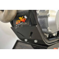 Semelle pehd 6mm AXP KTM 450sxf 2016-22 noir | Oxmoto