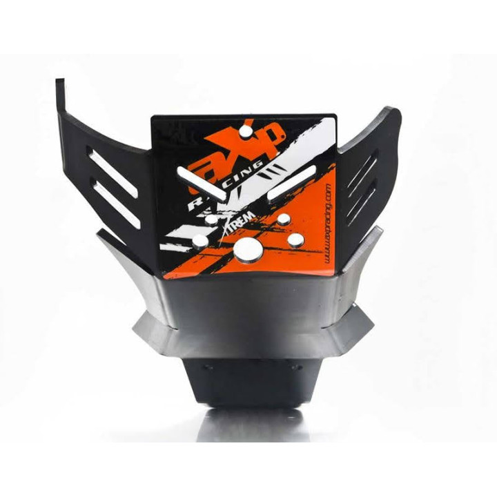 Sabot pehd 8mm avec protection de biellette AXP Husqvarna 250/350 fc 2016-18 noir
