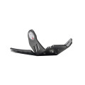 Sabot pehd 8mm avec protection de biellette AXP Yamaha yz125-yz125x 2005-25 noir