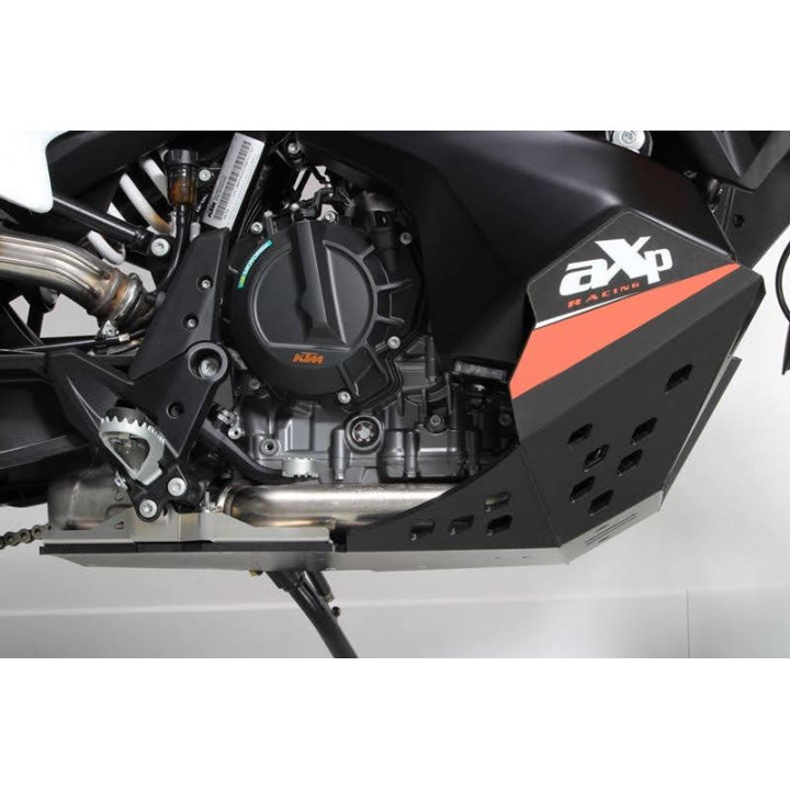 Sabot adventure pehd 8mm AXP KTM 790/890 adventure 2019-24 noir