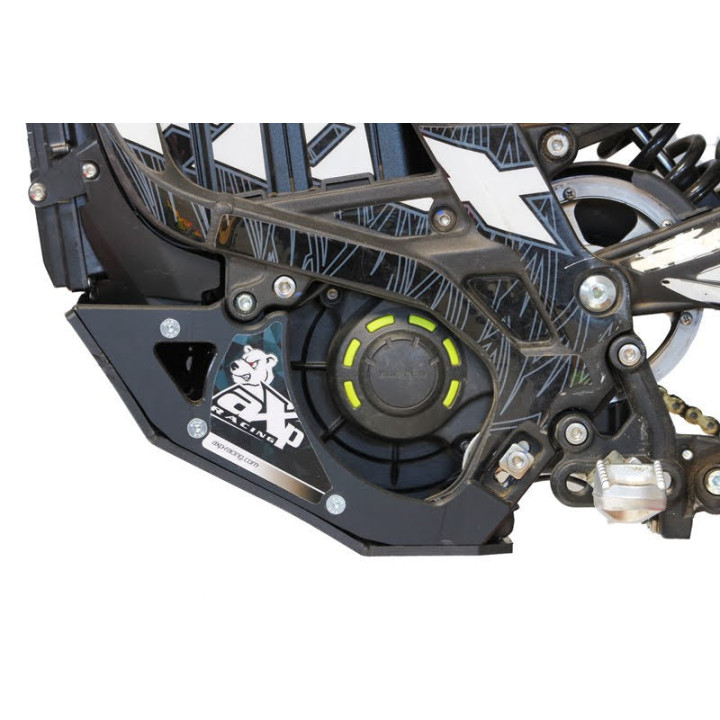 Sabot pehd 6mm AXP surron light bee 2021-23 noir | Oxmoto
