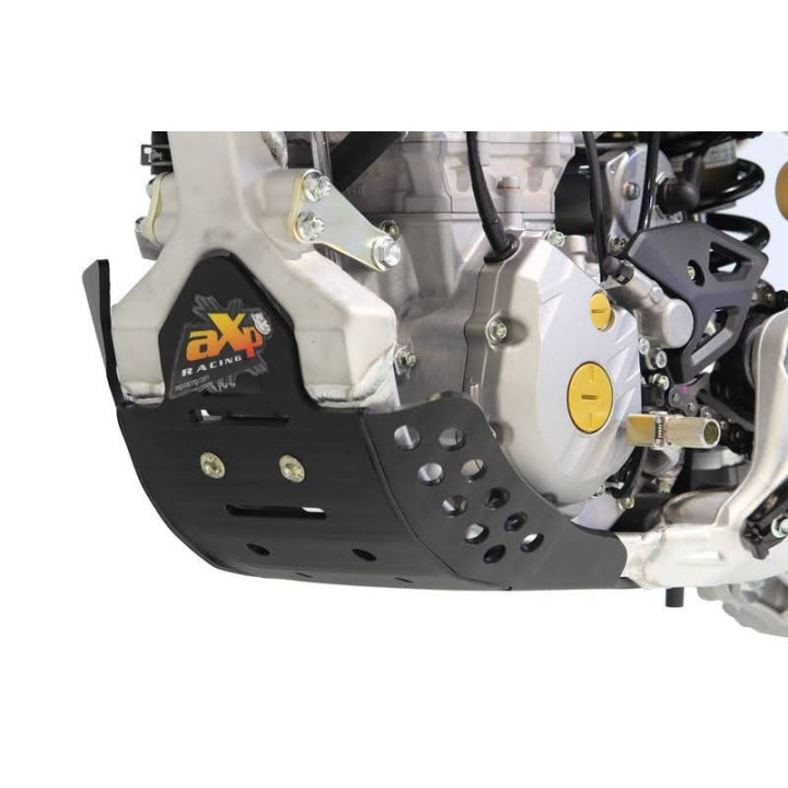 Sabot pehd 6mm AXP Kawasaki kx250 2021-24 noir | Oxmoto