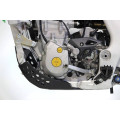 Sabot pehd 6mm AXP Kawasaki kx250 2021-24 noir | Oxmoto