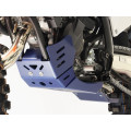 Sabot pehd 8mm avec protection de biellette AXP Husqvarna tc125 2023-26 bleu
