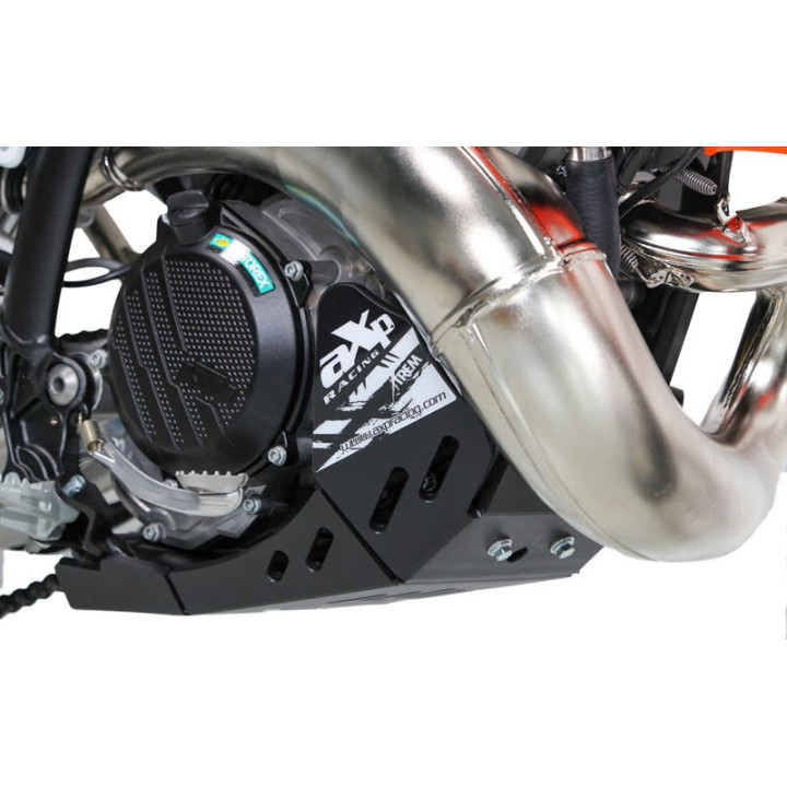Sabot pehd 8mm avec protection de biellette AXP KTM 250/300 exc 2024-26 noir