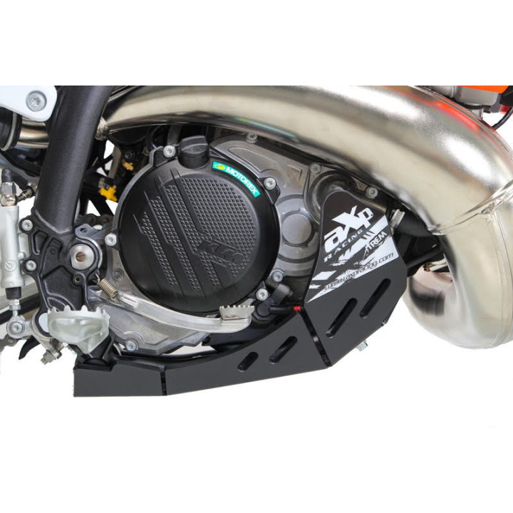 Sabot pehd 8mm avec protection de biellette AXP KTM 250/300 exc 2024-26 noir