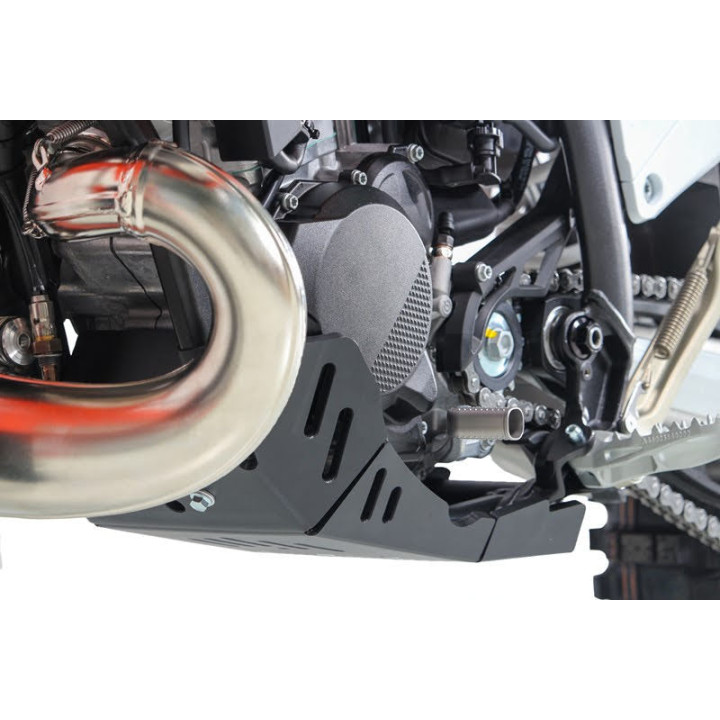 Sabot pehd 8mm avec protection de biellette AXP KTM 250/300 exc 2024-26 noir