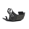 Sabot pehd 8mm avec protection de biellette AXP KTM 250/350 excf-350xwf 2024-26 noir