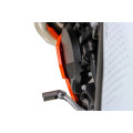Sabot pehd 8mm avec protection de biellette AXP KTM 250/300 exc 2024-26 orange