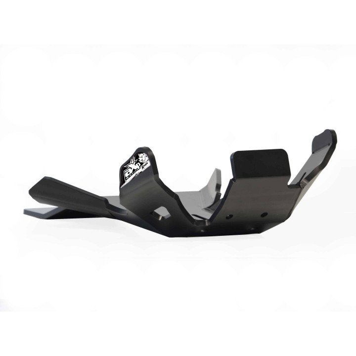 Sabot pehd 8mm avec protection de biellette AXP rieju mr250pro-mr300pro 2021-24 noir