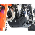 Sabot pehd 8mm avec protection de biellette AXP KTM 250/350 excf-350xwf 2024-26 noir