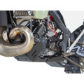 Sabot pehd 8mm avec protection de biellette AXP rieju mr250pro-mr300pro 2021-24 noir