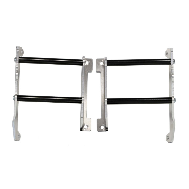 Protèges radiateur alu 4mm AXP Gas Gas mc/mcf et ec/ecf 2024-26 black