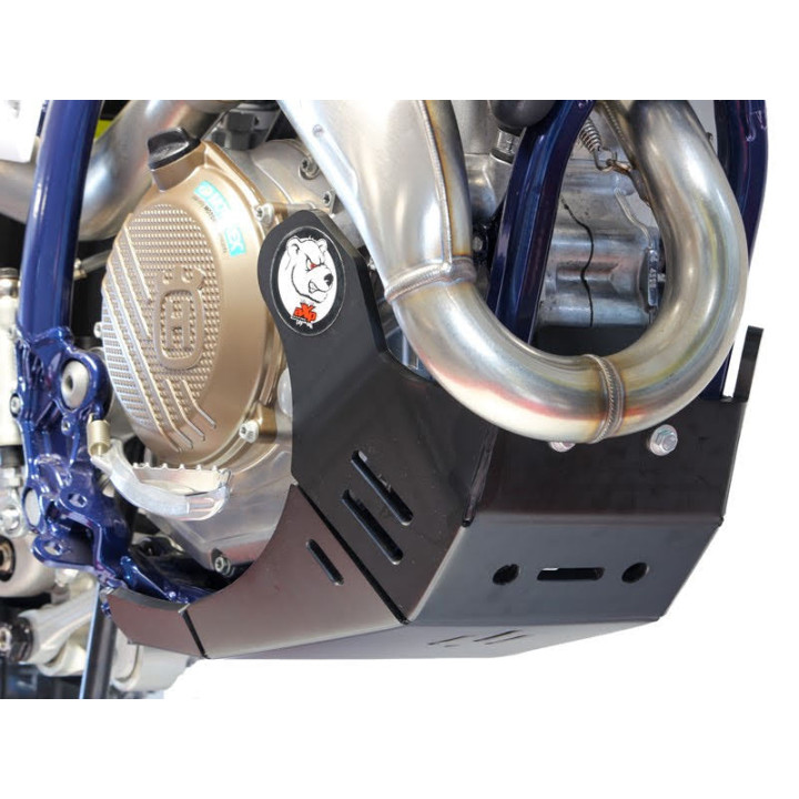 Sabot pehd 8mm avec protection de biellette AXP KTM 450/500 excf 2024-26 noir