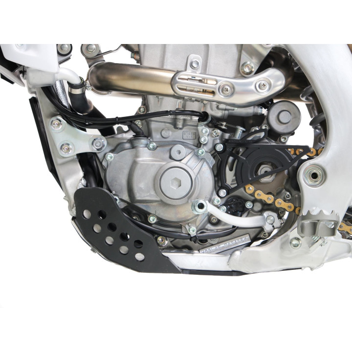 Sabot pehd 6mm AXP Yamaha yz250f 2024-26 noir | Oxmoto