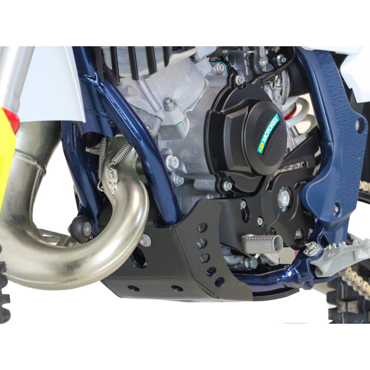 Sabot pehd 6mm AXP Gas Gas mc65 2024-26 noir | Oxmoto