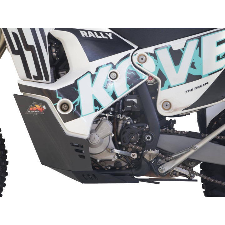 Sabot adventure 8mm AXP kove 450rally 2024-26 noir | Oxmoto