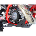 Sabot pehd 8mm avec protection de biellette AXP Beta 250/300 rr/race 2024-25 noir