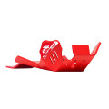 Sabot pehd 8mm avec protection de biellette AXP Beta 250/300 rr/race 2024-25 rouge