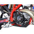 Sabot pehd 8mm avec protection de biellette AXP Beta 250/300 rr/race 2024-25 noir