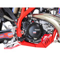 Sabot pehd 8mm avec protection de biellette AXP Beta 250/300 rr/race 2024-25 rouge