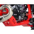 Sabot pehd 8mm avec protection de biellette AXP Beta 250/300 rr/race 2024-25 rouge