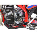 Sabot pehd 8mm avec protection de biellette AXP Beta 250/300 rr/race 2024-25 noir