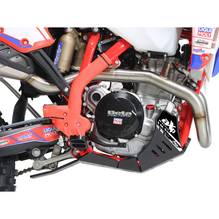 Sabot pehd 8mm avec protection de biellette AXP Beta 4T rr/race 2024-25 noir