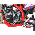 Sabot pehd 8mm avec protection de biellette AXP Beta 250/300 rr/race 2024-25 rouge