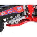 Sabot pehd 8mm avec protection de biellette AXP Beta 250/300 rr/race 2024-25 rouge